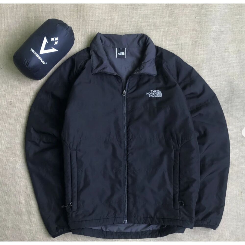 The North Face Blue Long Sleeve Primaloft Pockets Puffer Jacket Men M